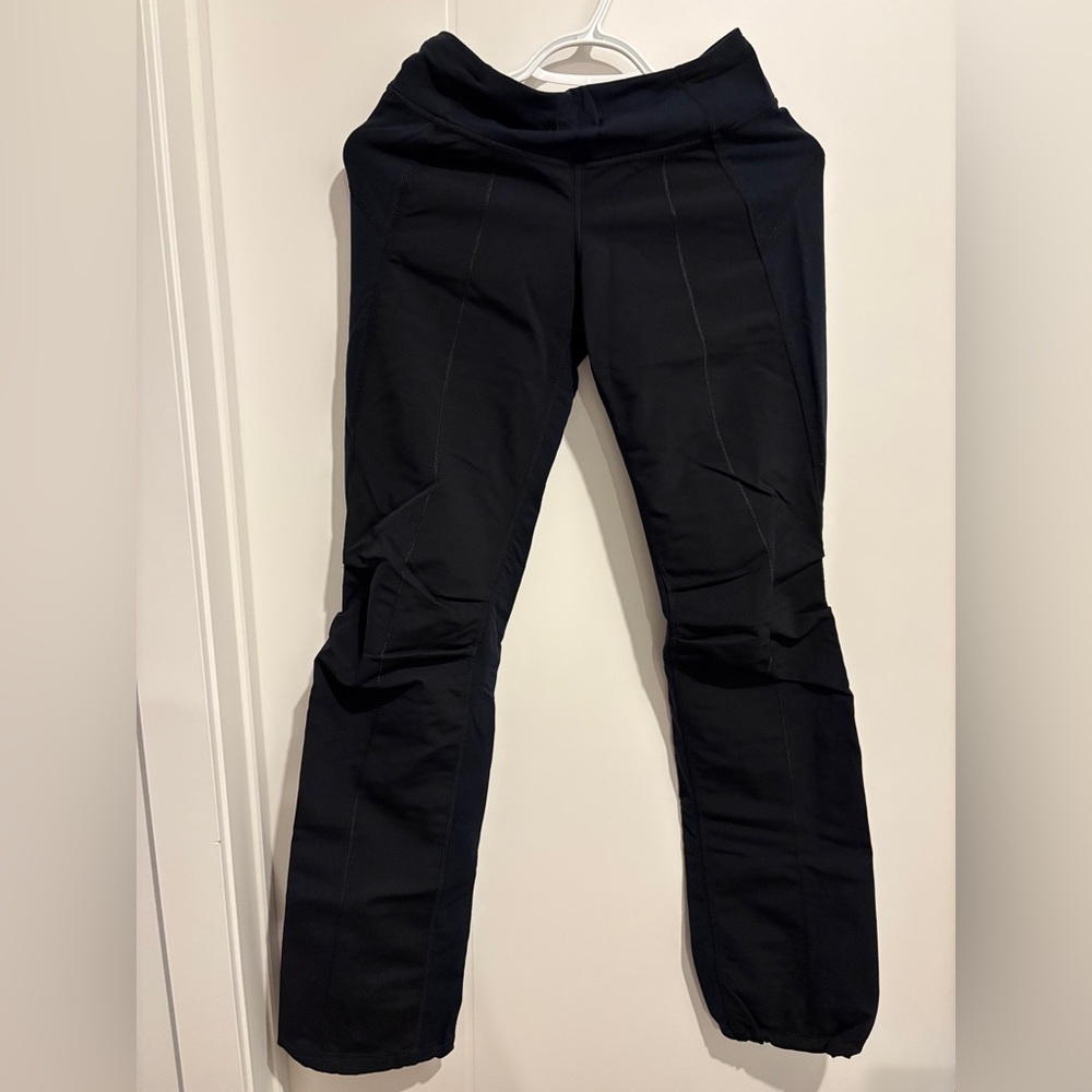 lululemon athletica License To Train Black Bootcut Leggings